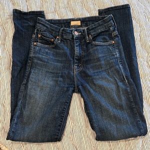 Mother Jeans in High Waisted The Looker “Clean Sweep” 25